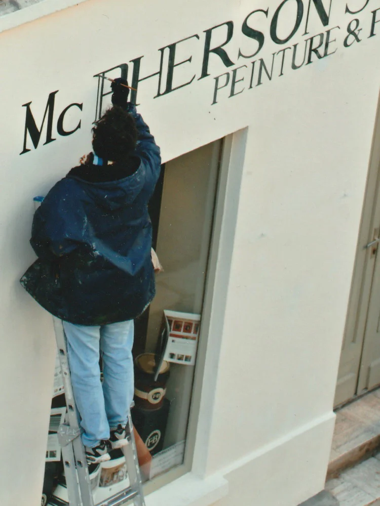 Lettres Et Couleurs Peinture Interieur A Blois Renovation De Patrimoines 1